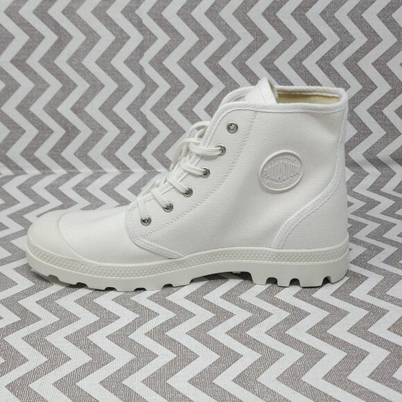 Palladium Pampa Hi Originale Canvas Boot Size 11, High Top Shoes, Star White - Picture 6 of 10